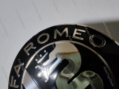 Kit Completo Loghi Nero Bianco Alfa Romeo MiTo 147 156 GT - Foto 10