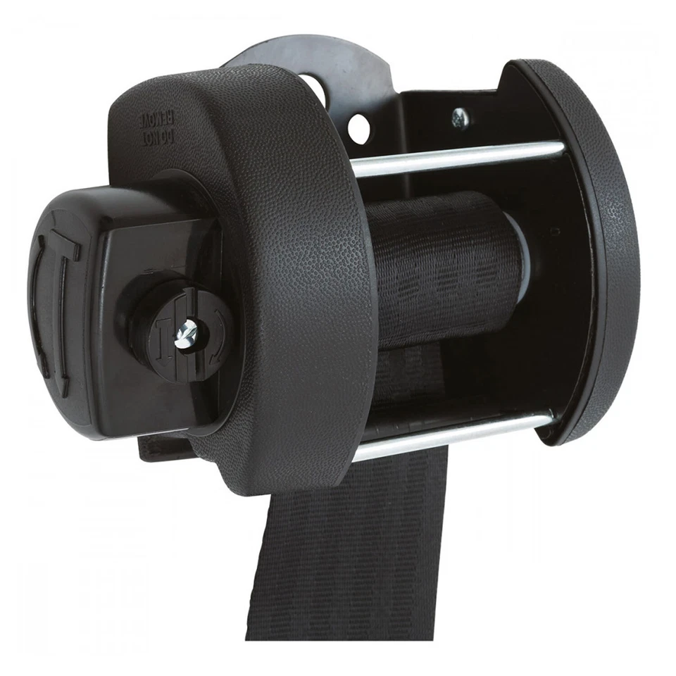 Cinturón de seguridad trasero automático para Borgward Isabella Convertible 1954-1961 negro Foto 2 de 4