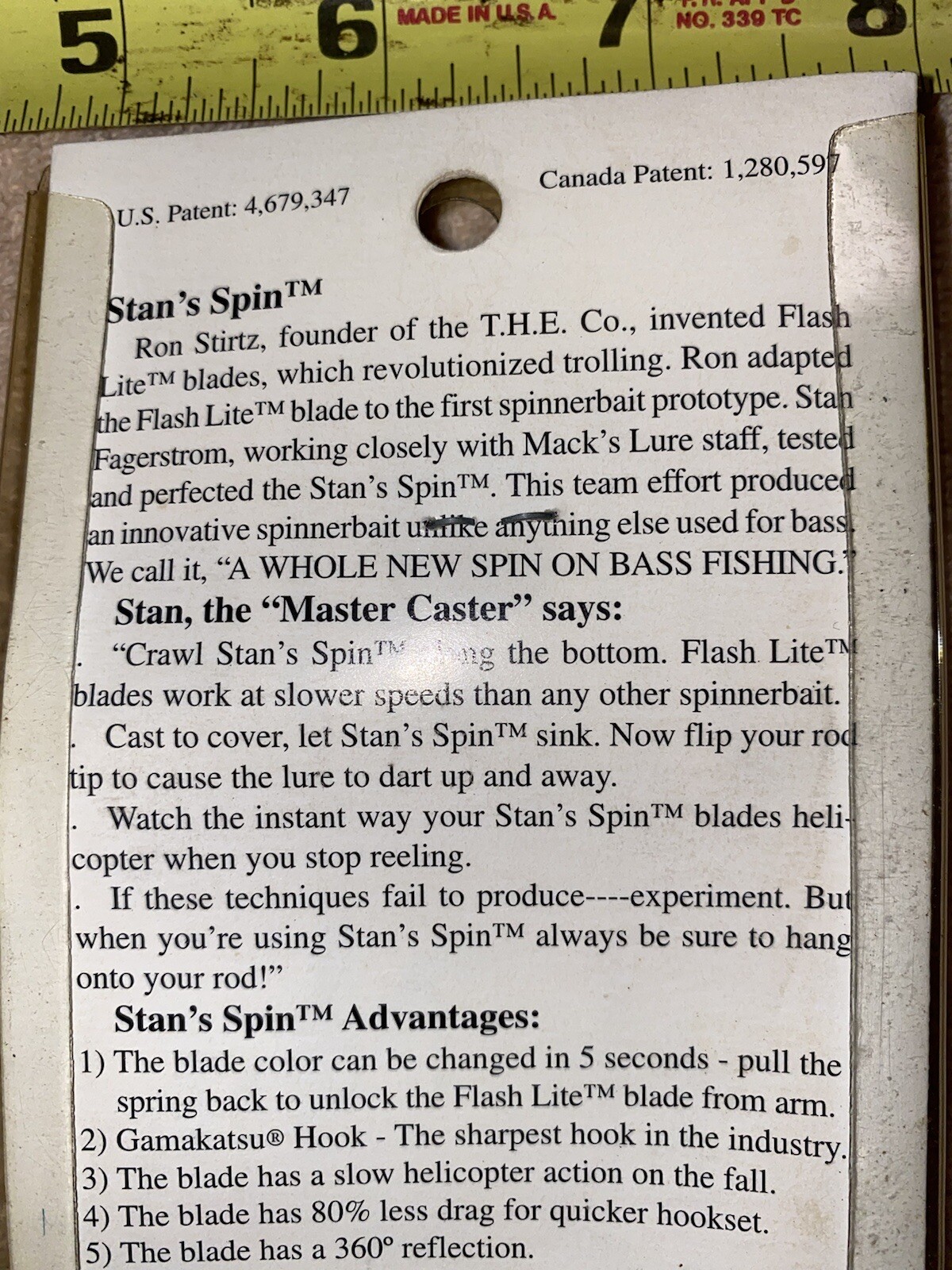 SUPER TUFF FIND!!Macks SPINNERBAIT!UNKNOWN 🎣 FUN OR COLLECT VINTAGE LURE!! - Image 8