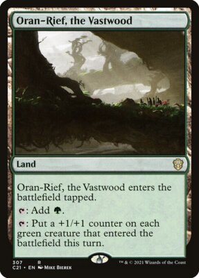 1x Oran-Rief, the Vastwood NM Eng MTG - Commander 2021