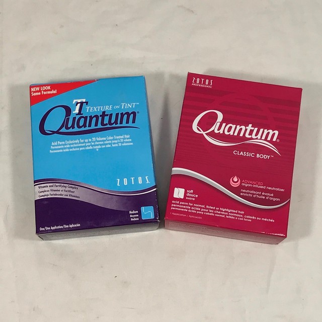 Vintage Quantum Soft & Medium Perm Boxes Kits Womens Hair Care Curls