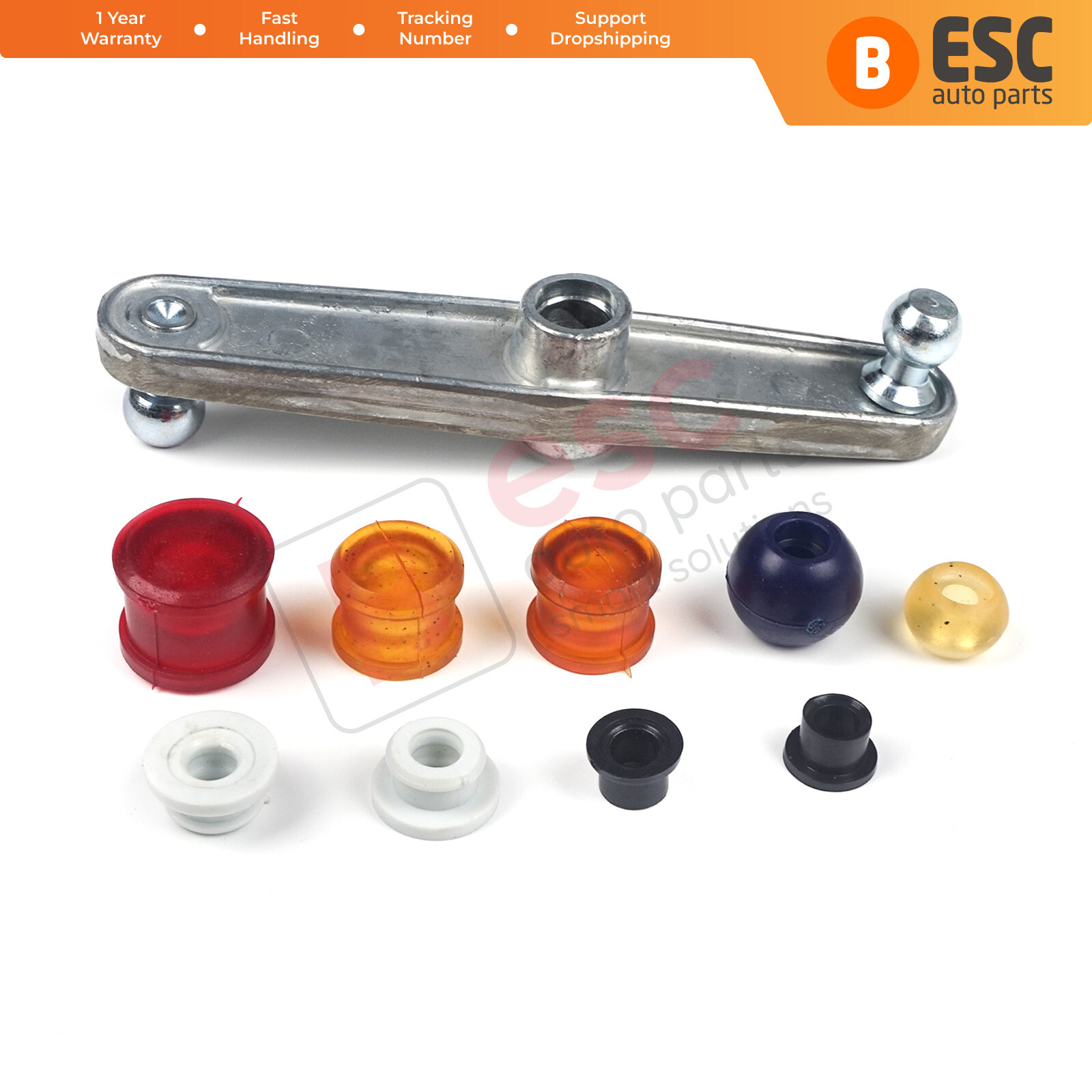 Bross Auto Parts - BSP875 Gear Shift Linkage Relay Lever Repair Part 701711202 for VW T4