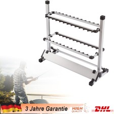 24 Canne da Pesca Canne da Pesca Forte Alluminio Porta Canne da Pesca