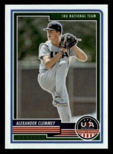 Alexander Clemmey 2023 Panini USA Baseball Stars & Stripes Card #43 USA