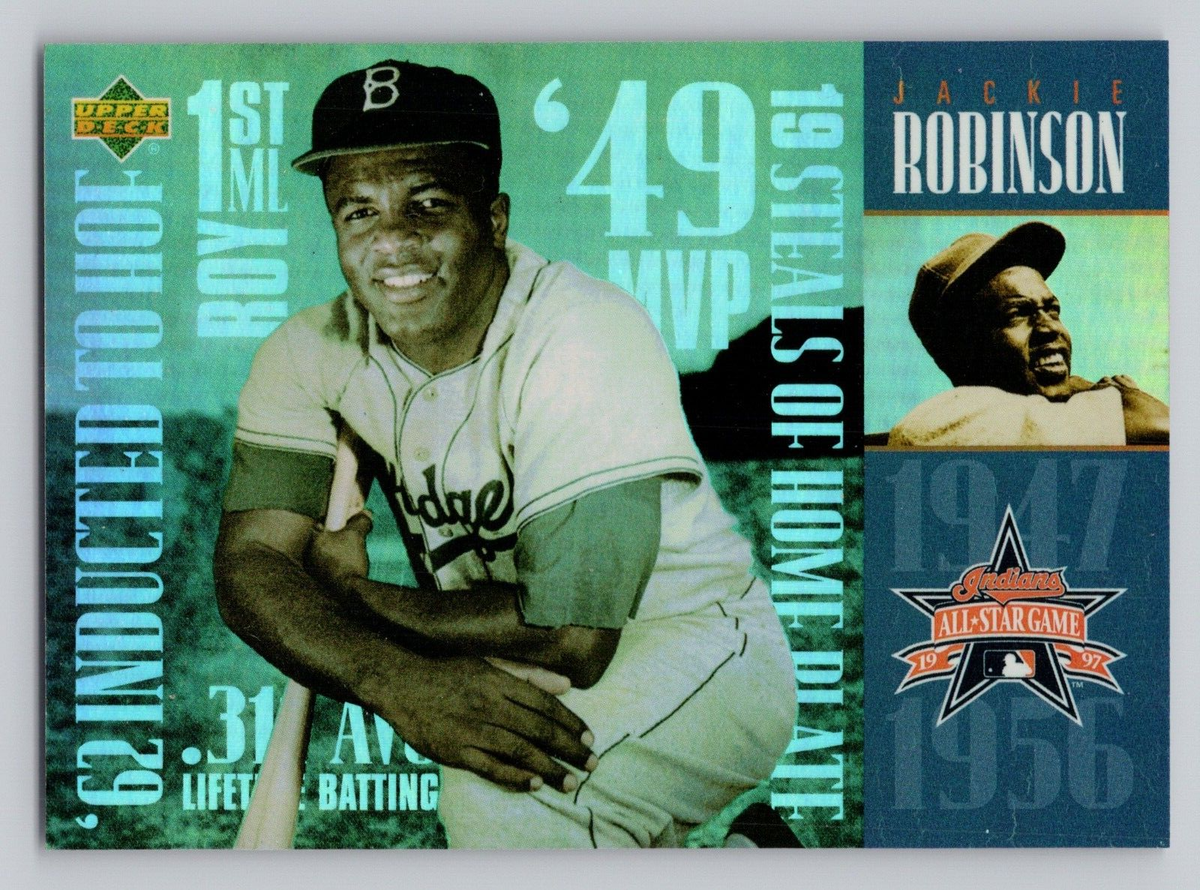 1997 Upper Deck All Star Game Jackie Robinson #3 of 5 Brooklyn