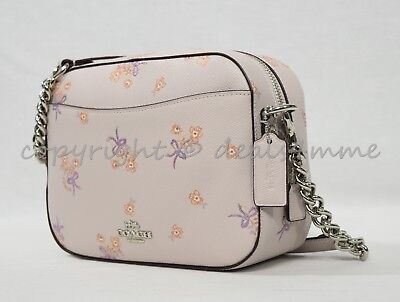 Coach 29347 Floral Bow Print Camera Bag. Shoulder / Crossbody Bag in Ice  Pink 191202713147 | eBay