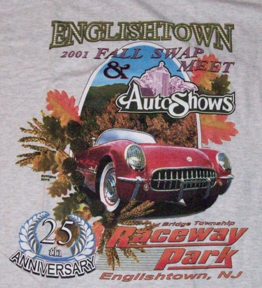Swap Meet Auto Show TShirt Corvette Old Bridge Twp Raceway Park