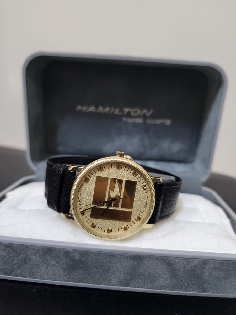 RARE, UNIQUE Men's Vintage 90's Watch HAMILTON 8102. In box