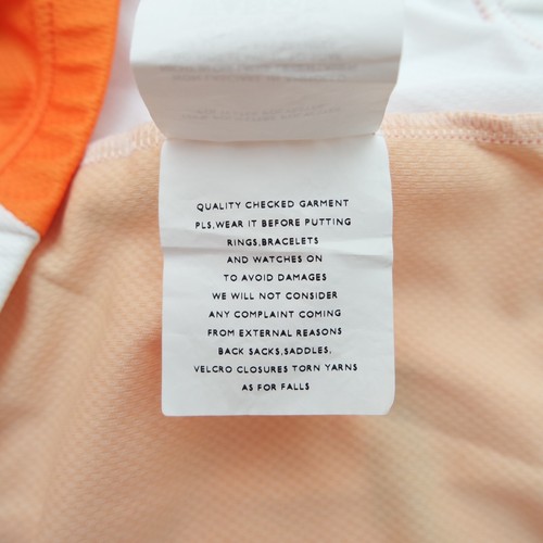 Agu Rabobank Men's Cycling 1/4 Zip Jersey Shirt Giant UCI World Tour Size XL - Picture 13 of 13
