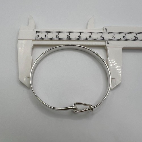 Georg Jensen # 204 Sterling Silver Torun Bracelet Size L Denmark Vintage W/Box - Picture 10 of 24