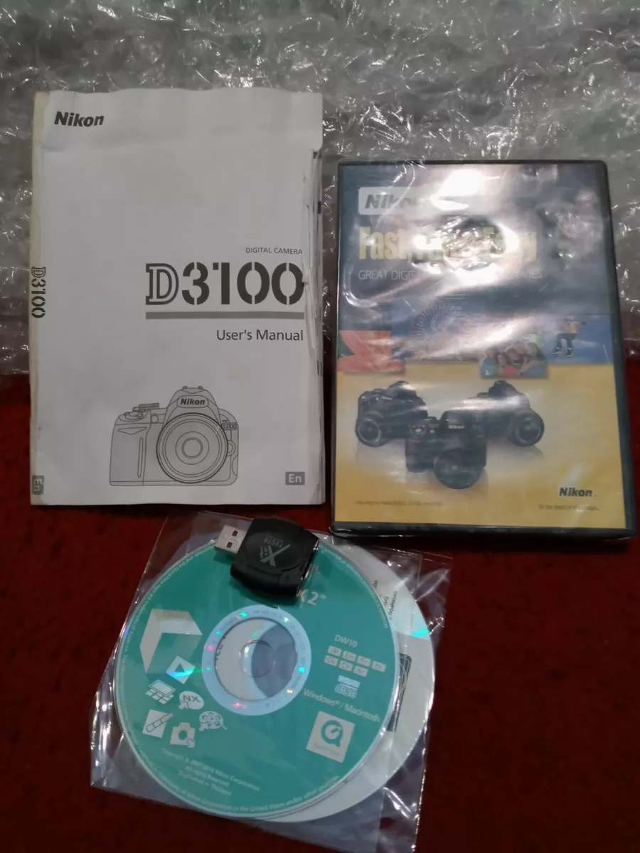 Nikon D3100 Manual, CD, Nikon School And Thumb Drive | EBay