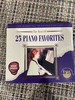 The Best of 25 Piano Favorites (CD, May-2001, Madacy) Brand New Sealed ...
