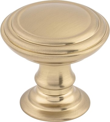 Top Knobs TK321HB TK321 Reeded 1-1/2 Inch Mushroom Cabinet Knob from The Chareau