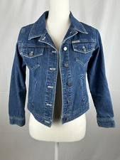 Kids Calvin Klein Denim Jean Jacket Size XL 100 Cotton