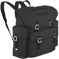 Alte Bundeswehr Bw MilitÄR Rucksack Rucksack Combat Wandern Leinwand 30L Schwarz