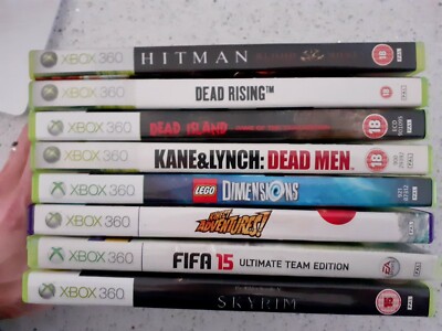 Xbox 360 Spiele Konvolut 8 Spiele - Skyrim, Hitman, Dead Island, Dead Rising
