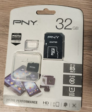 PNY 32GB micro SD card w/ SD card Adapter