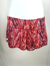 Smartwool Women Active Lined 3 Inch Shorts Coral Reef Zigzag Medium 02769-P53