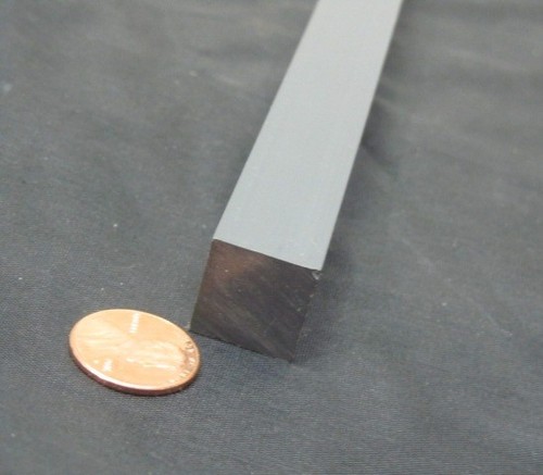 PVC Square Bar: Grey, Type I, 0.750" (3/4") x 36" Length - Picture 11 of 11