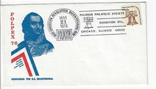 POLPEX 1976 cover , cachet + cancel. Pulaski (PC1976B)