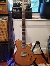 Kiesel SCB6 Neck-thru, Chambered Walnut, Red Cedar, Raw tone finish, Rosewood