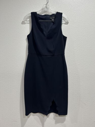 Donna Morgan Navy Blue Sleeveless Dress SZ 4
