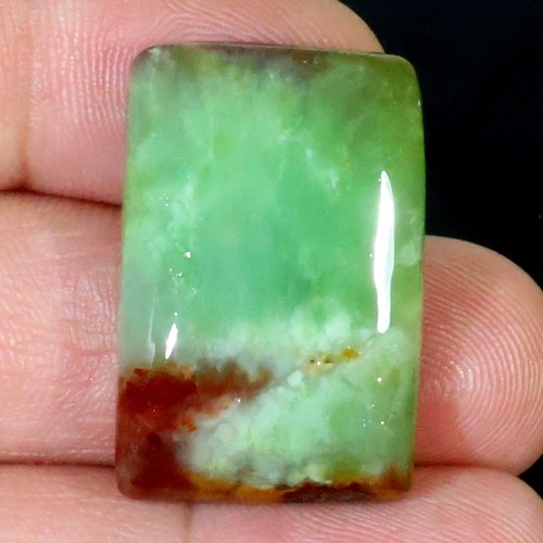 100% Natural Green Chrysoprase Pear Rectangle Cabochon Australian Gemstone CH- - Picture 17 of 17