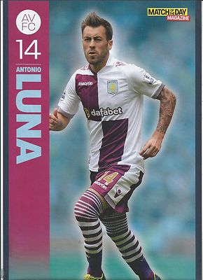 MOTD-POSTER 2013/14-ASTON VILLA-SEVILLA-ANTONIO MANUEL LUNA RODRIGUEZ
