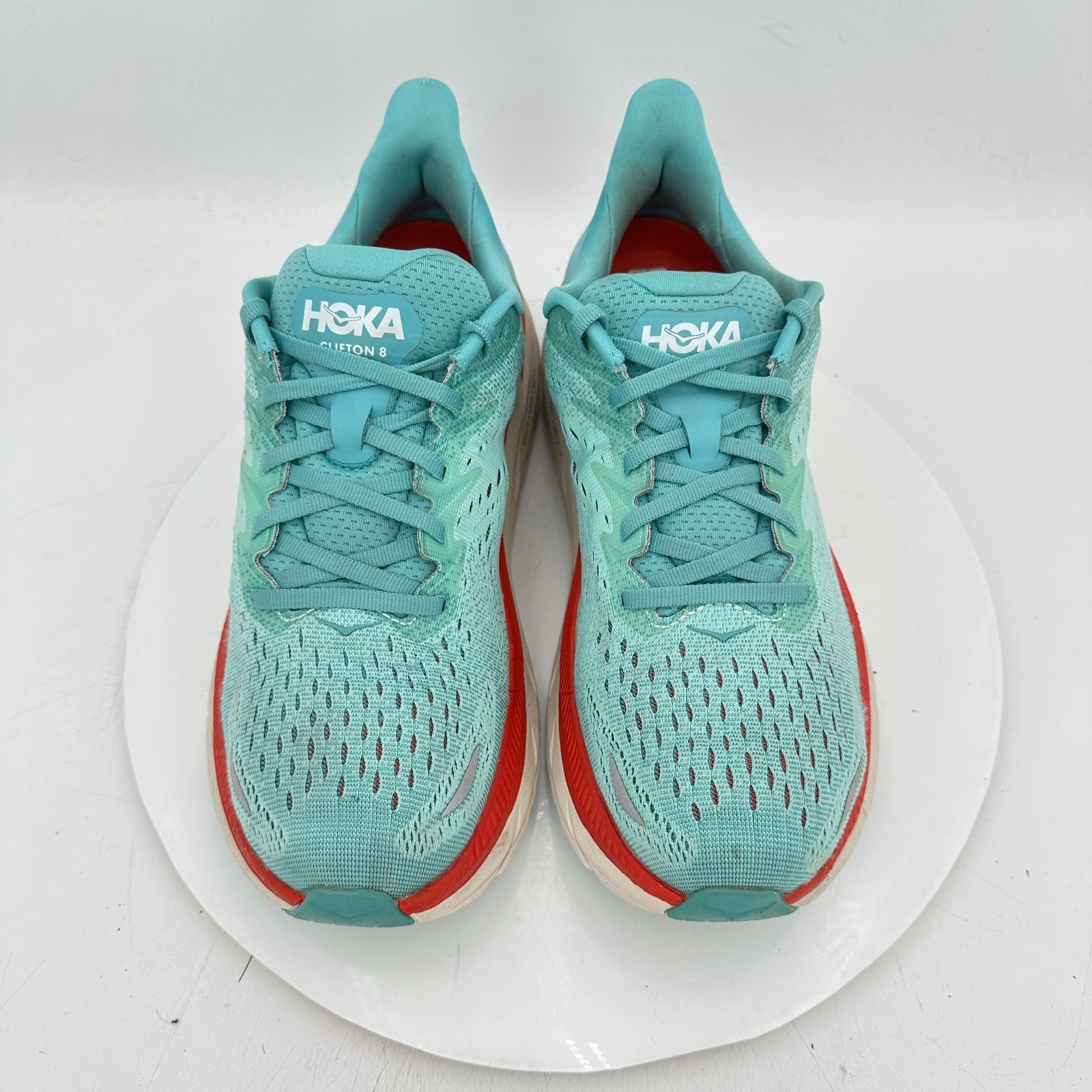 Hoka One One Clifton 8 Women Size 10B 1119394-AEBL Aquarelle Eggshell Blue Shoes thumbnail 3