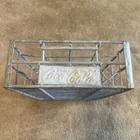 Vintage 1950s Coca Cola Metal Wire Crate Rack Holds 24 Bottles Excellent Cond.