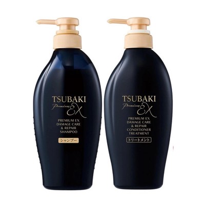 Intensive Damaged Hair Repair Shampoo TSUBAKI Premium Ex + Conditioner Set
