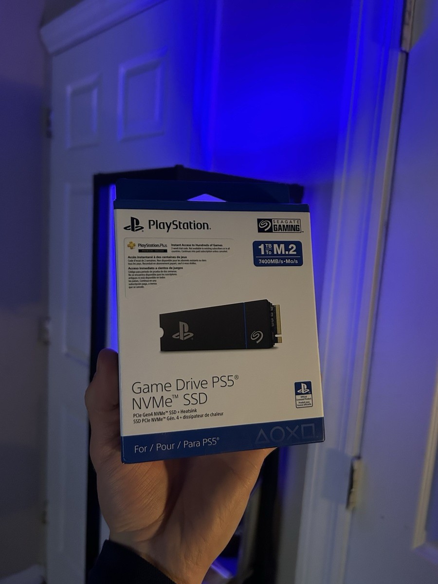 Seagate Game Drive PS5 1TB M.2 NVMe Internal SSD Black for