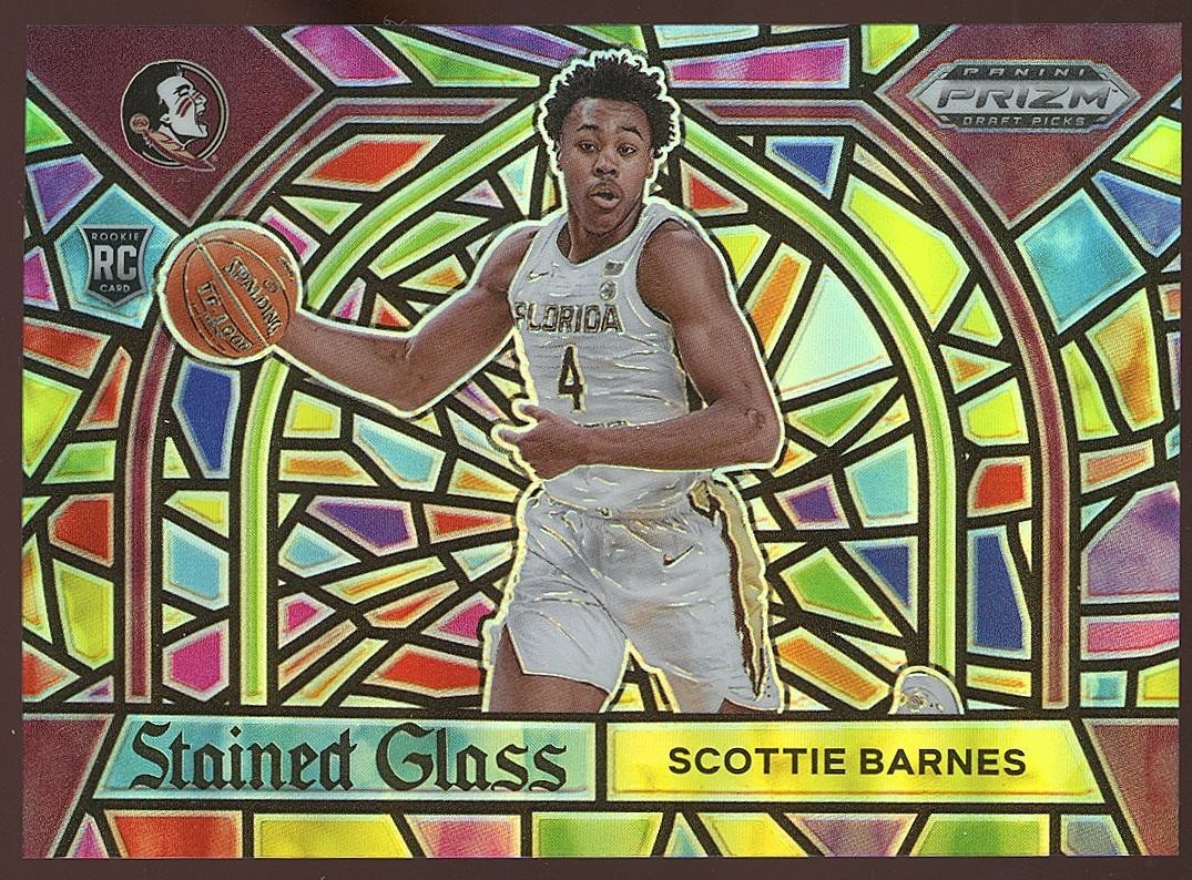 Scottie Barnes 2021 Prizm Draft Stained Glass SSP Rookie CASE HIT Florida State