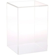 Plymor Clear Acrylic Display Case with No Base, 6" W x 6" D x 9" H