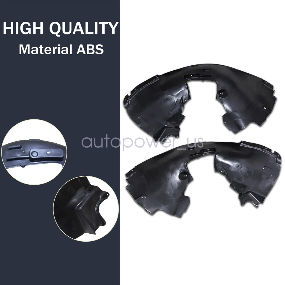 Ajuste para Audi Q5 SQ5 2009-2017 guardabarros interior delantero izquierdo + derecho protector contra salpicaduras Foto 3 de 4