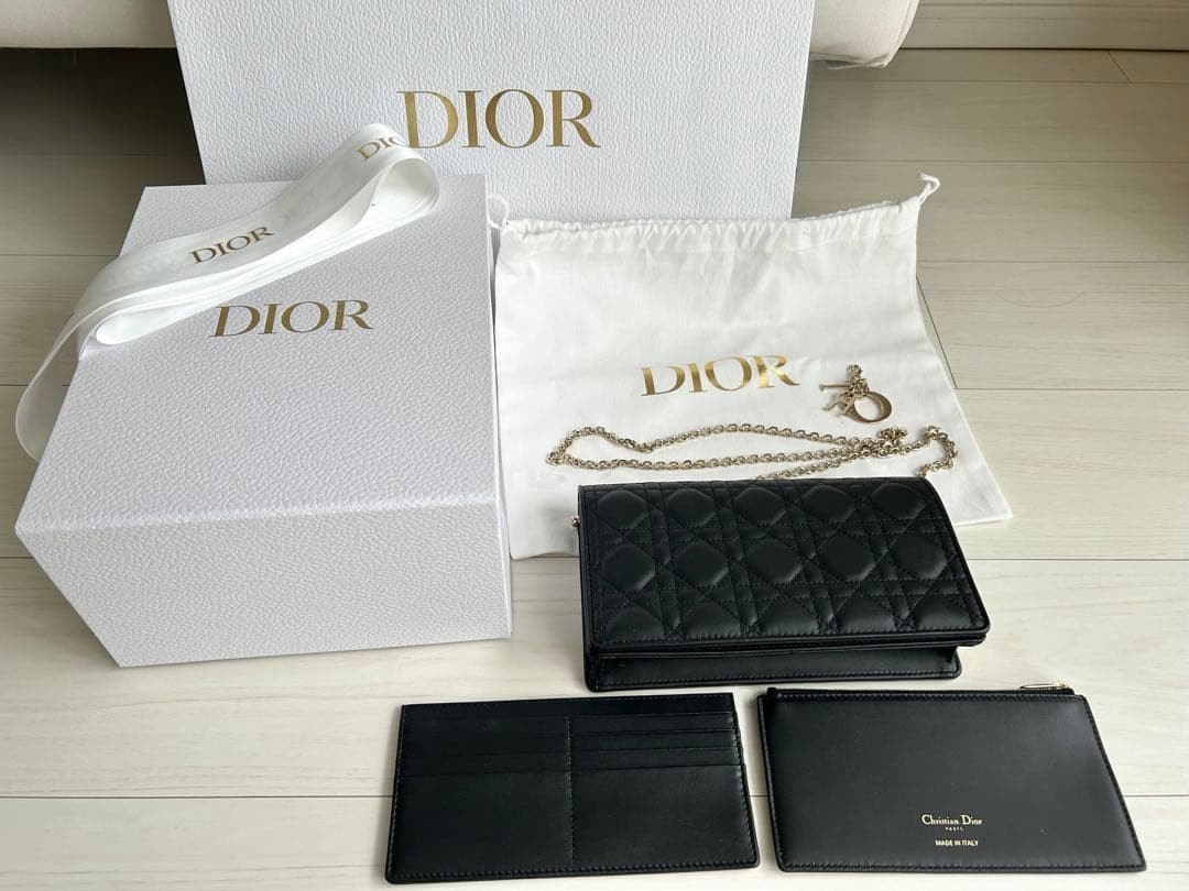 [Unused grade! 】Lady Dior Pouch Mini Bag Lady Dior Black