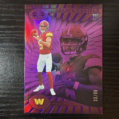 2024 Panini Illusions - Jayden Daniels #93 Trophy Collection Purple /99 (RC)