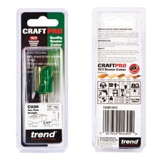 Trend Two Flute Cutter 19.1mm diameter C030X1/4TC FREE FIRST CLASS DELIVERY