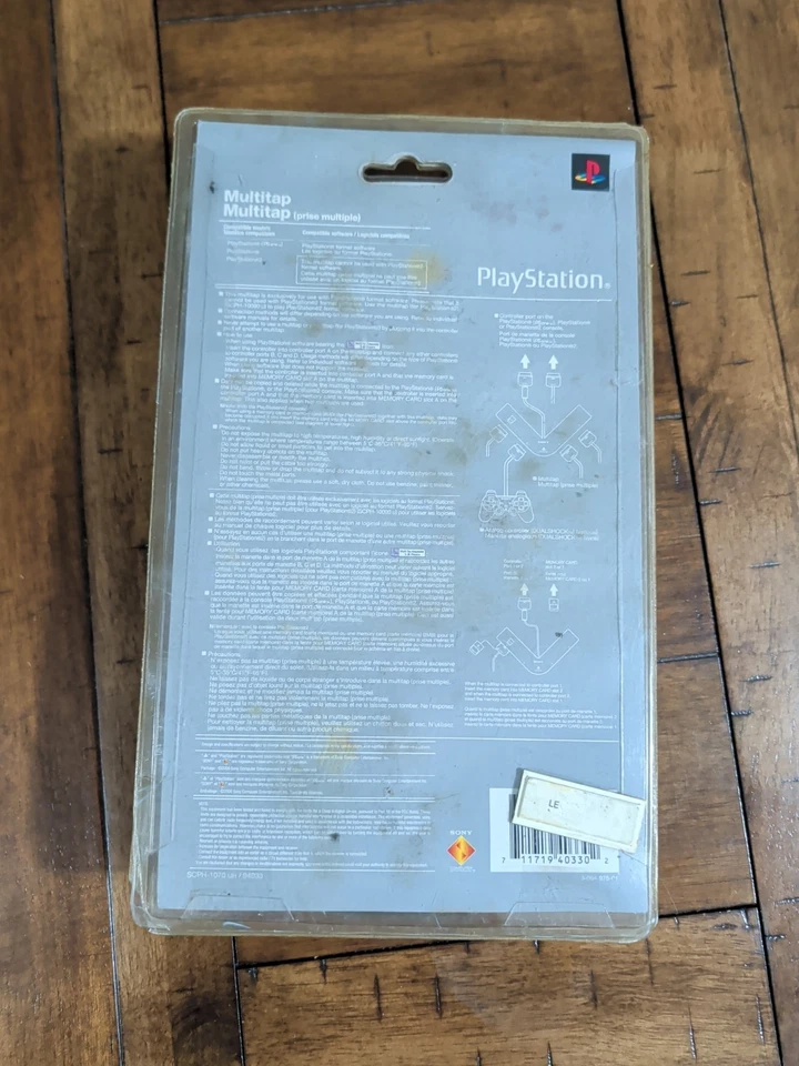 Sony Multi Tap 4-Player Adapter SCPH-1070 for Sony Playstation PS1 (SEALED) - Image 2 of 3