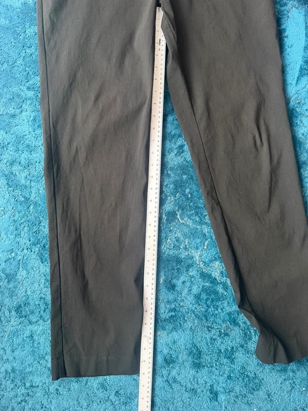 Tommy Hilfiger Black Slim/Tailored Trousers – W34 L30 Approx. 3