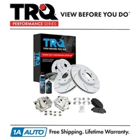 TRQ Performance Front Brake Pad & Rotor Kit Fits 13-17 Honda Accord 16-19 HR-V (For: More than one vehicle)
