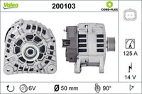 Valeo 200103 Generator Passend FüR Nissan Opel Renault