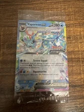 Vaporeon EX 023/131 Stamped Prismatic Evolutions Surprise Box Promo - SEALED