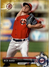 2017 Bowman Prospects Gold #BP15 Nick Burdi /50 - BB