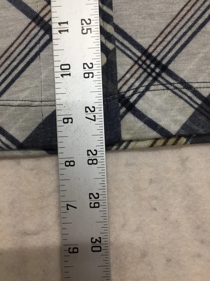 Christopher & Banks Falda Mujer L Grande Cuadros Botones Decorativos Foto 4 de 4