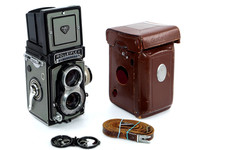 Rolleiflex 3.5T Grey with Light Meter. Case. Strap. Lens Cap. Just CLA'D 