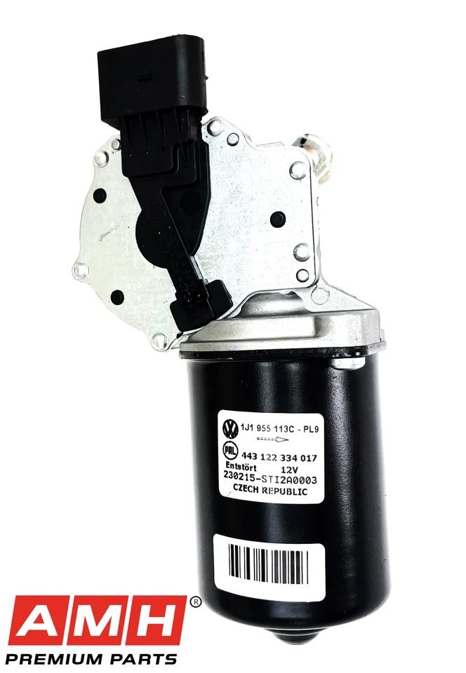 Moteur d'essuie-glace d'origine pour Audi, Seat, Skoda, VW 1J1 955 113C AMH5113C - Photo 1/1