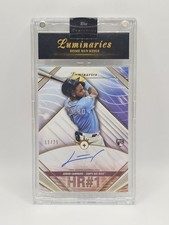 2024 Topps Luminaries Junior Caminero Home Run Kings 19/25 Auto RC On-card Auto!