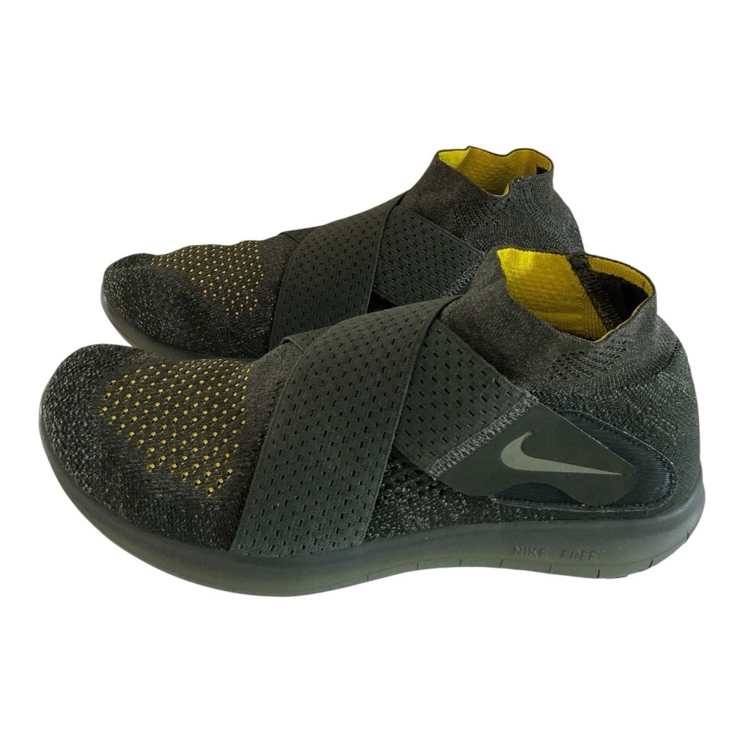 Nike Mens Sz Free RN Motion Flyknit 2017 Green Running Shoes 880845-301