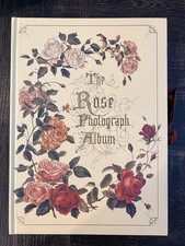 Rose Photo Album Book Vintage 1996 Floral Gift Memories Victorian Whimsy